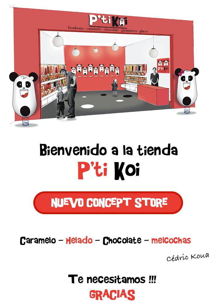 Participa en el lanzamiento de la tienda <br/>primero P'ti Koi de delicias